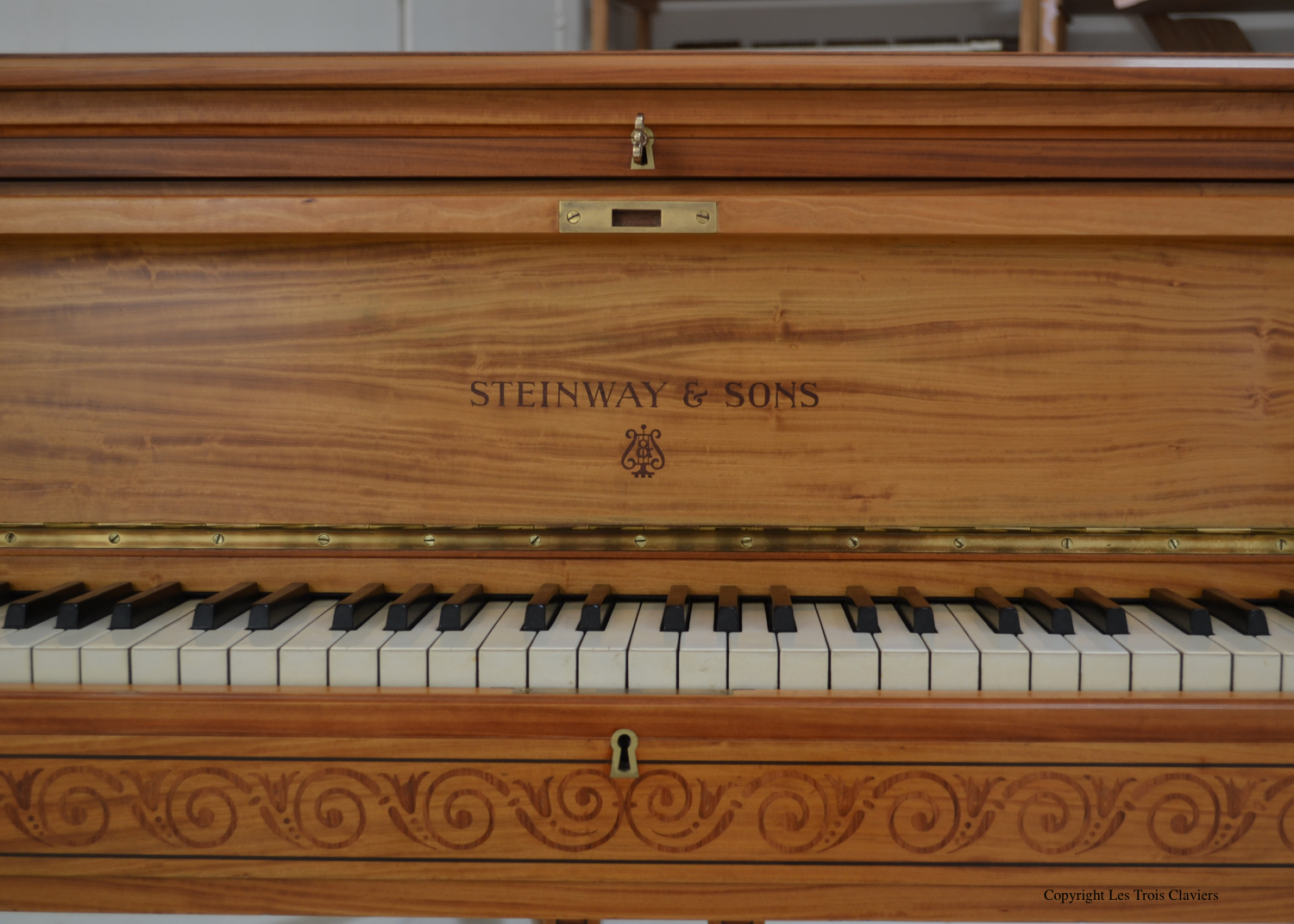 Steinway & Sons – Mod. O 180 cm meuble en citronnier circa 1920